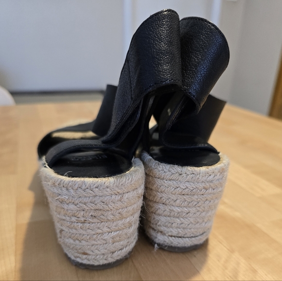 Eileen Fisher Willow Wedge Espadrille Size 9 - Picture 5 of 9